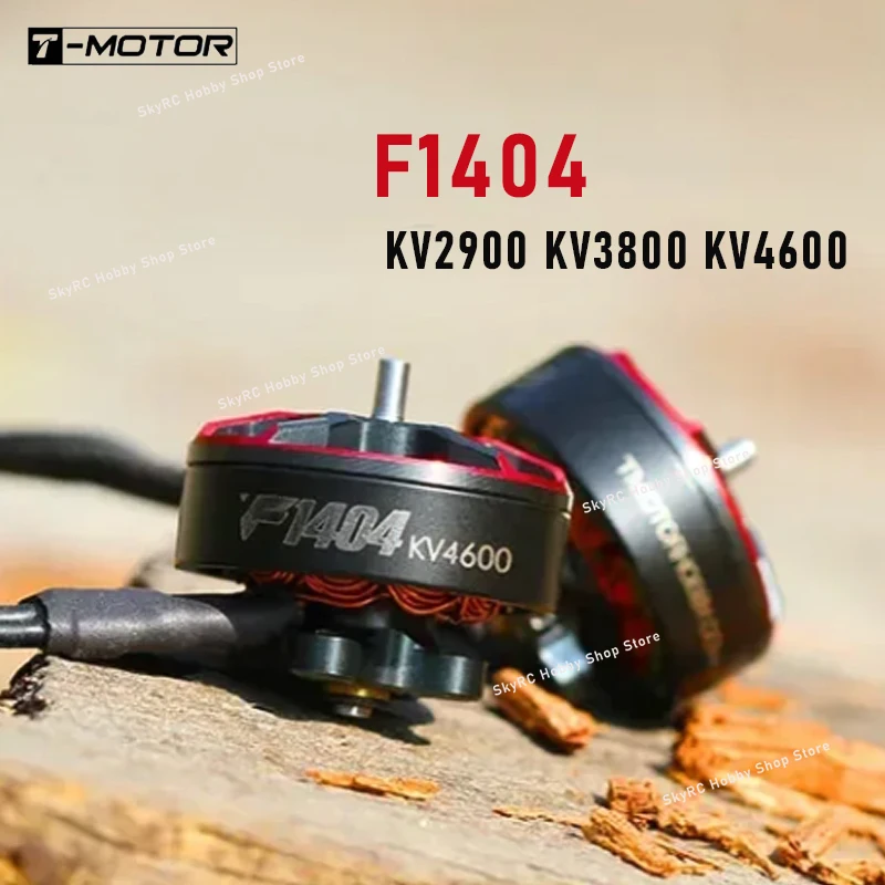 

T-MOTOR F1404 3-4S Brushless Motor (KV2900/KV3800/KV4600) - Outdoor Wheel Motor for FPV Freeform Quadrocopter, RC Racing Drone