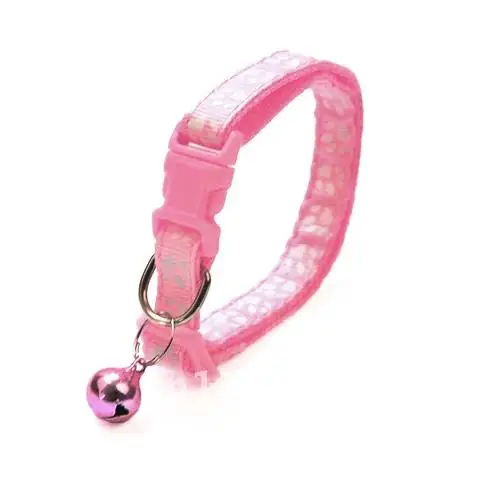 Collier de clochette mignon pour chat, chien, chiot, Teddy, Bomei, dessin animé, empreinte amusante, colliers, laisses, accessoires, fournitures pour animaux