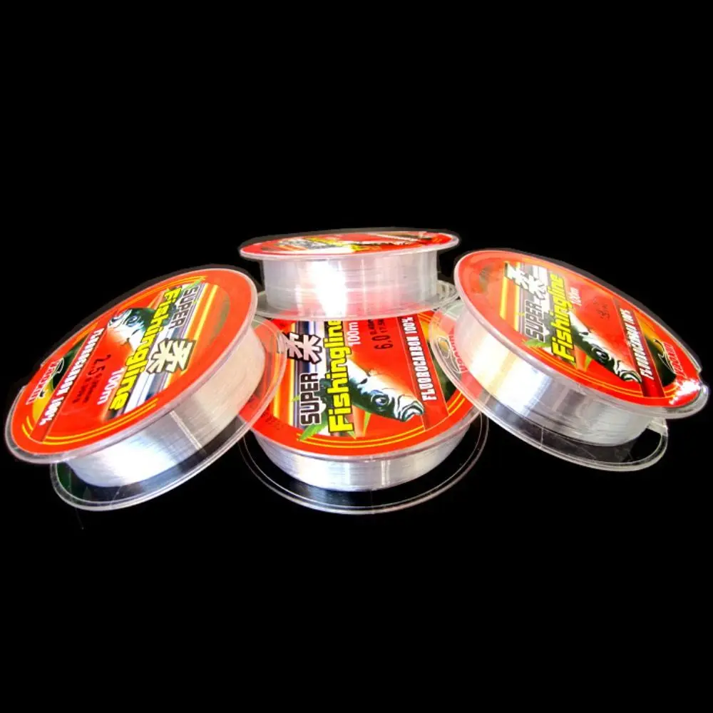 

Transparent Nylon Fishing Line Fluorocarbon 100m 100M Fishing Lines Super Strong Nylon Transparent Fluorocarbon Fish Line