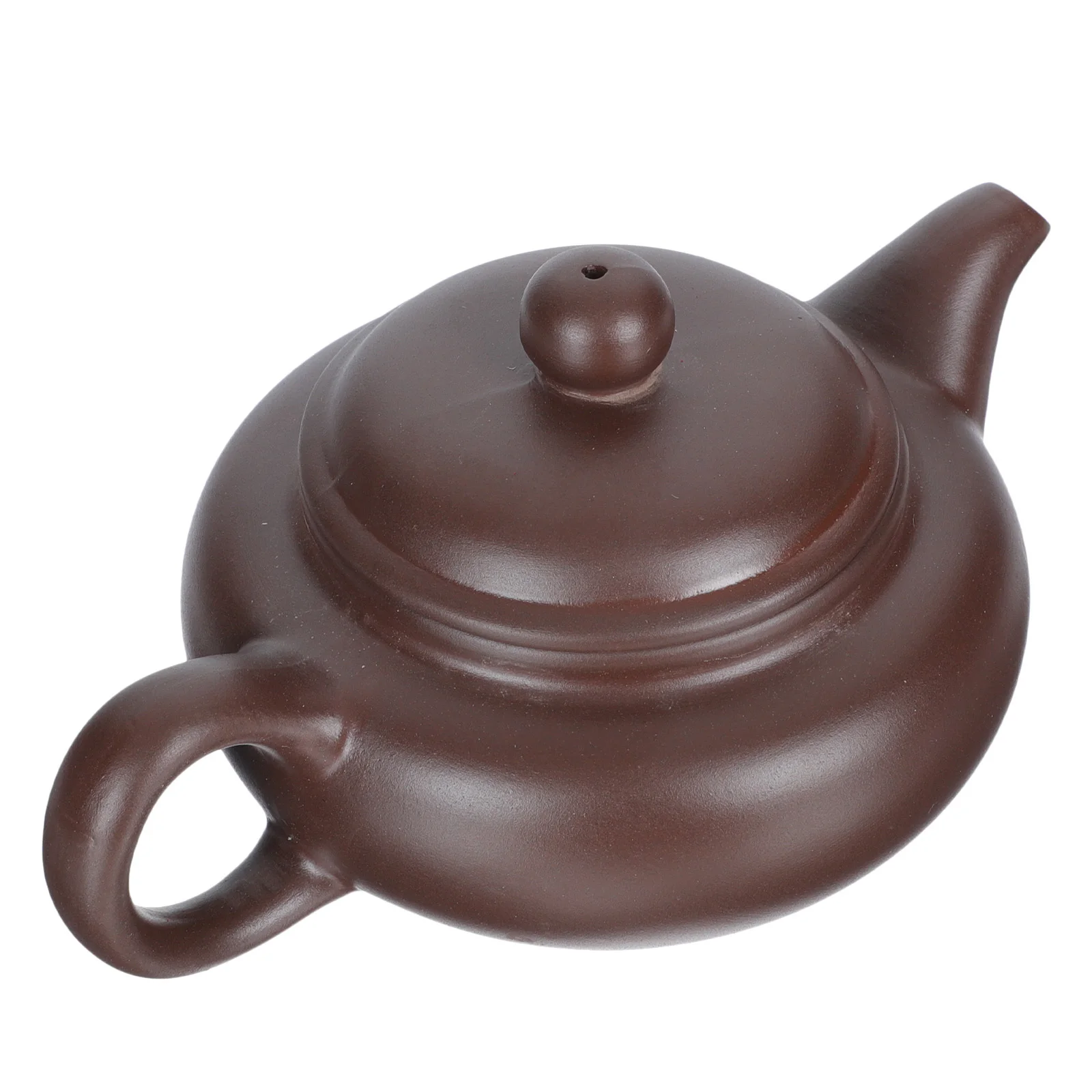 

1Pcs Purple Sand Kettle Retro Style Tea Pot with Filter and Clean Design for Home Office Use Multipurpose