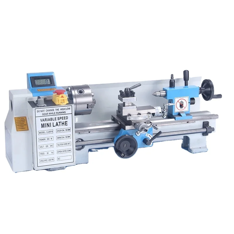 High Precision Manual Universal Mini Metal Lathe for Metal Processing Horizontal Lathe Mini Lathe Multi Functional