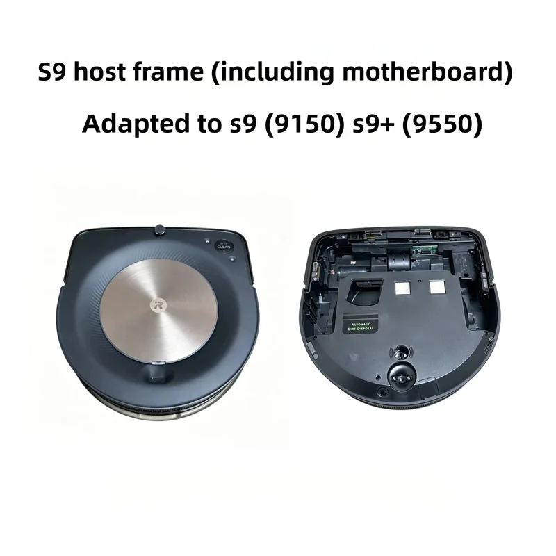 For Roomba S9 9150 S9 Plus 9550 Robot Vacuum, Function‑matched Main Chassis Frame with Motherboard Integrated Repair Component