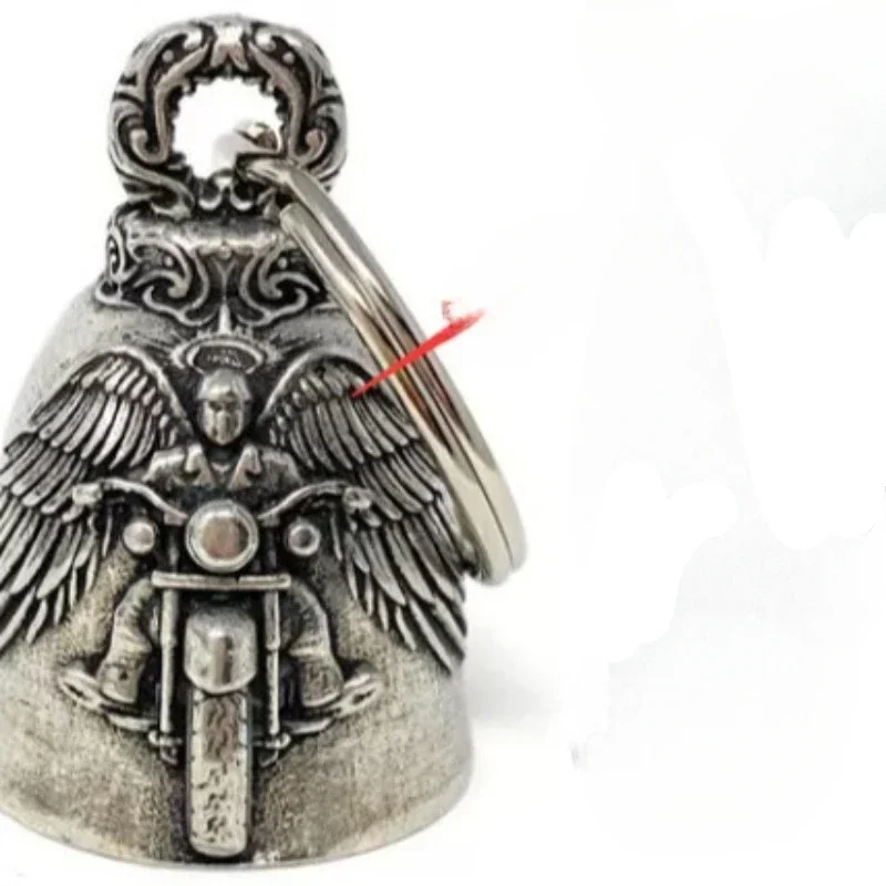 

Motorcycles Bell Pendant Stainless Steel Biker Style Eagle Rider Necklace