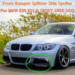 For BMW E90 E91 M Sport Pre-LCI 2005-2012 Front Bumper Canard Splitter Diffuser Protector Cover Guard 320i 330i 316i 318i 335i