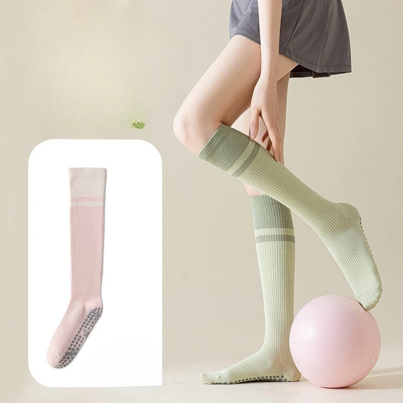 1/8 أزواج من جوارب العجل المريحة والمخططة للنساء للربيع، جوارب طويلة عصرية متعددة الاستخدامات للنساء، جوارب رياضية بسيطة