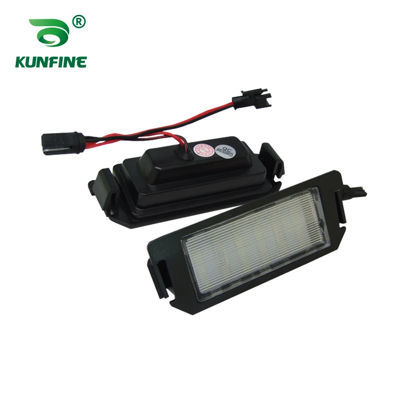 2PCs Car LED Number License Plate Light LED License Lamp For Hyundai I20 Veloster FS Terracan HP Coupe GK 2002 2003 2004