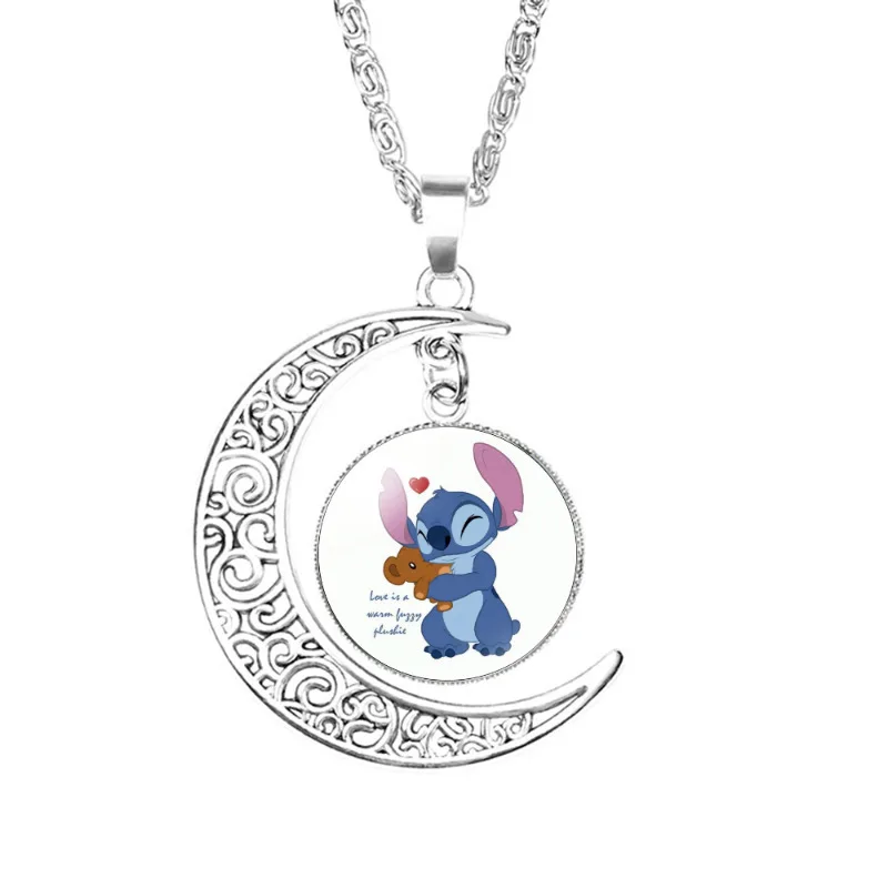 

Miniso Disney European and American animation Stitch Star Baby Stilt Time Gem Necklace