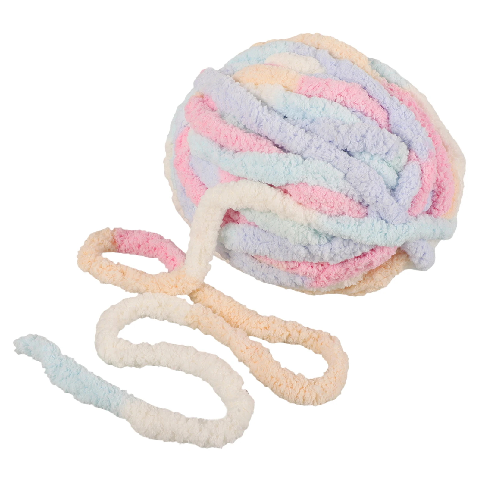 

1 Roll Diy Chunky Portable Knitting Crochet Yarn Soft Acrylic Yarn For Sweater Scarf Hat Making Durable Embroidery Thread String