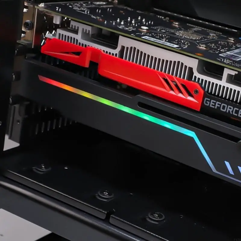 

F42D светодиодный держатель GPU Графический кронштейн ARGB Вертикальный графический держатель видеокарты вертикальной видеокарты