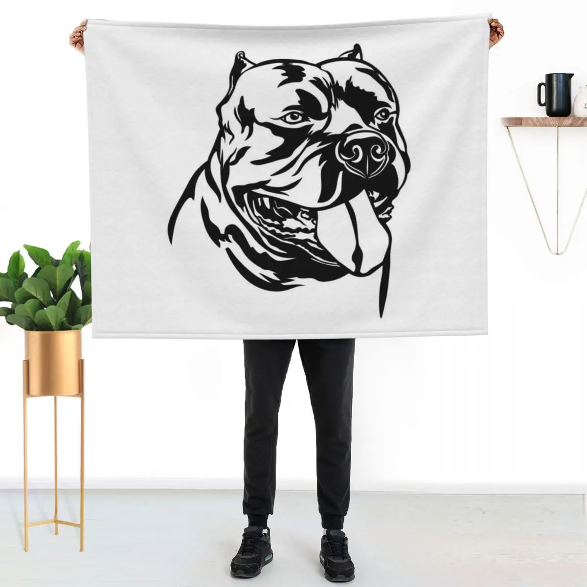 American Bully - Gifts for American Bully Owners Throw Blanket heavy to sleep Nap Weighted Thin Warm Blankets