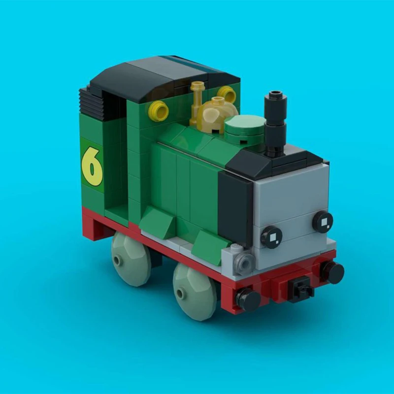 

147pcs MOC Percy Thomases & Brickheadz Building Blocks Christmas Gift Creative Handmade DIY Gift Perfect for Enthusiasts