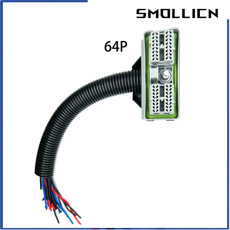 1/5 Sets 64-Pins Vrouwelijke Computerbord Connector Auto Elektronische Kabelboom Plug 15488667 15488668 Voor Delphi Carter 323