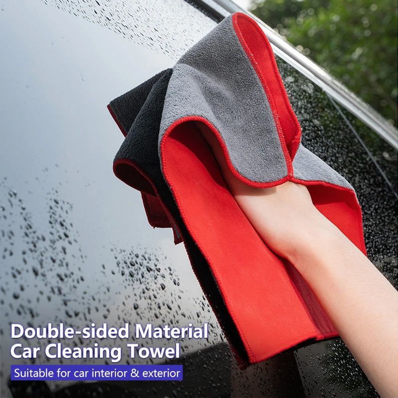 Car Microfiber Cloth Cleaning Towel Car Wash Drying Cloth Auto Detailing Towel For Porsche Cayenne Macan 718 Panamera Accessory