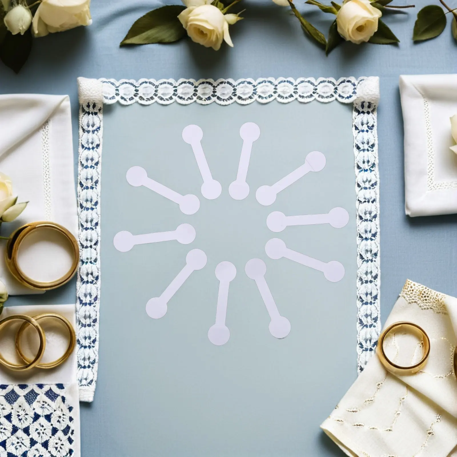 

1000 шт. самоклеящихся белых ценников для ювелирных изделий: колец, серег, браслетов, ожерелий – для демонстрации цен в розничных магазинах