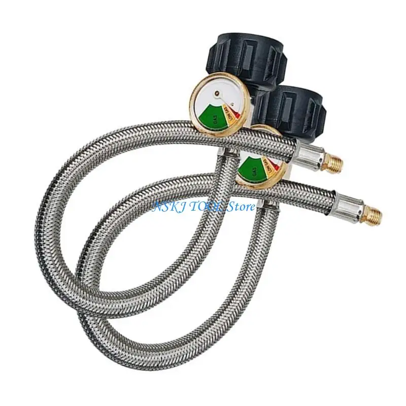 موصل خرطوم البروبان L8RC مع مقاييس QCC Type1 Connection استبدال البروبان خرطوم البروبان #3