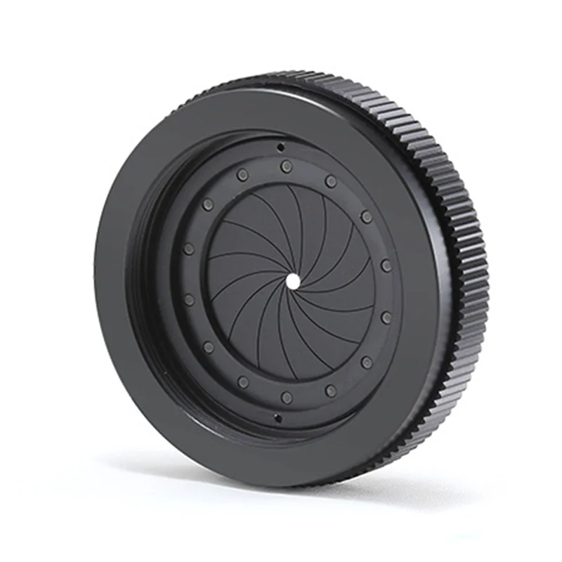 

1.5-25MM Manual Aperture Adjustable Mechanical Iris Diaphragm Iris Diaphragm For Digital Camera Microscope Iris SK25-B61B
