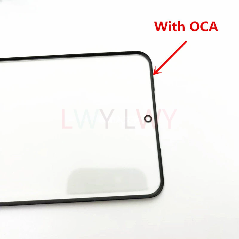 With OCA Touch Screen LCD Front Outer Glass Lens For Samsung Galaxy S22 S20 s20+ S20ultra s21Ultra S21 Plus S20 FE S22ultra