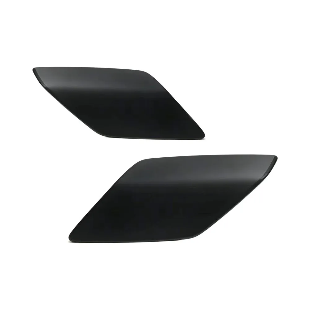 Pair For Golf MK6 2009-13 Front Headlight Washer Jet Spray Cover Cap Nozzle Lid Bumper Insert 5K0955110A 5K0955109A Replacement