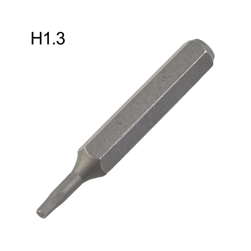 H4×28mm Hex Screwdriver Bits H0.7 H0.9 H1.5 H-2 H3 H4 4mm Hex Shank Electric Screwdrivers  Hexagon Head-Allen Wrench Drill Bits