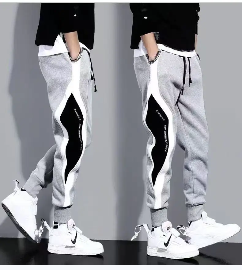 

2025 Spring and Autumn New Men Sports Pants Outdoor Fitness Slow Running Training Basketball Breathable Small Foot Guard Pants