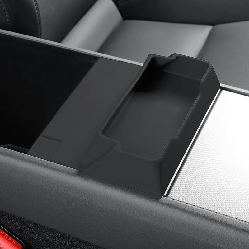 Odpowiedni do Tesla Model Y Juniper organizer na okulary do centralnego panelu sterowania, tacka, schowek w podłokietniku, akcesoria do przechowywania.