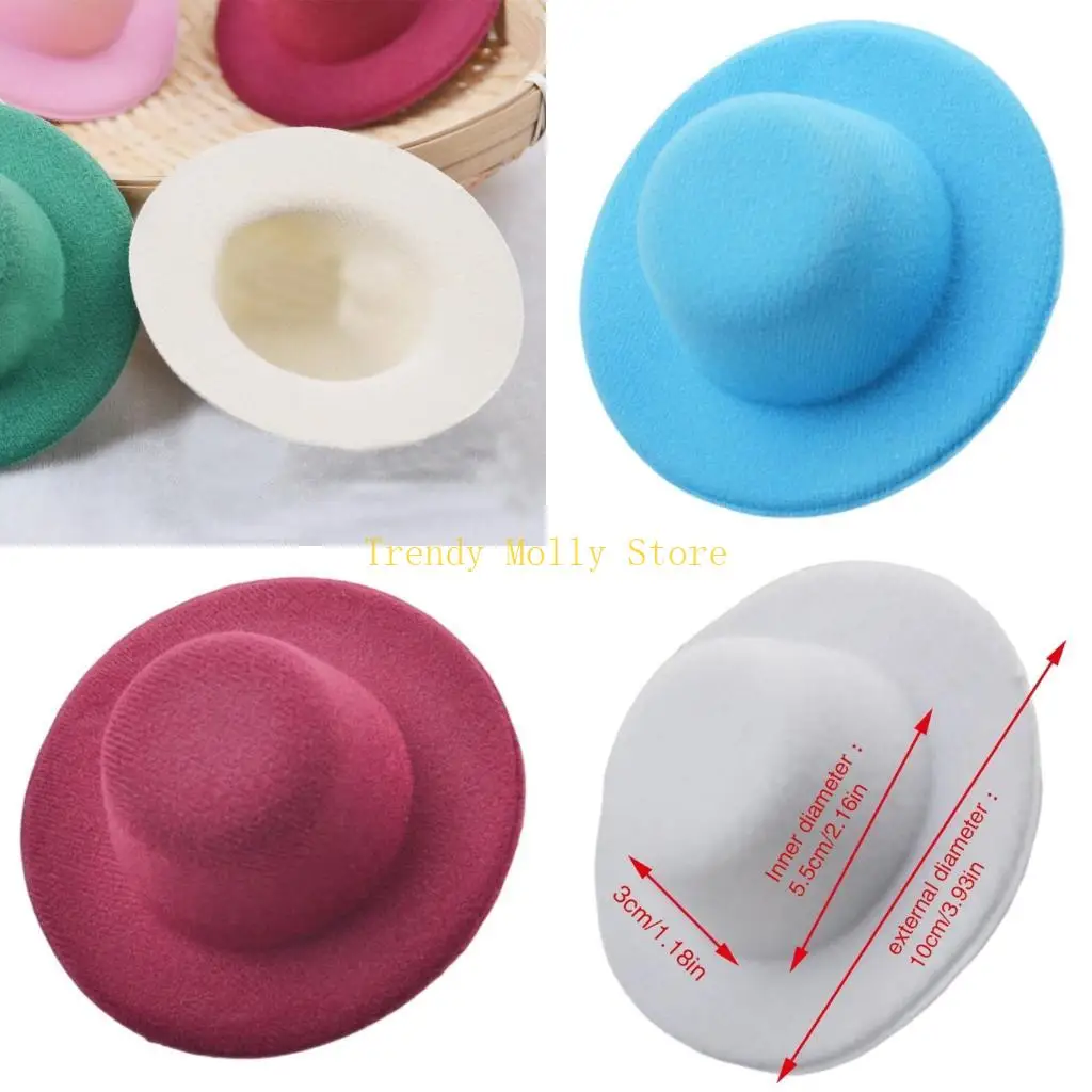N5KB Tea Fascinator Base 1920s Top Hat for Bride Wedding Party for Women Cocktails Tea Party Headwear