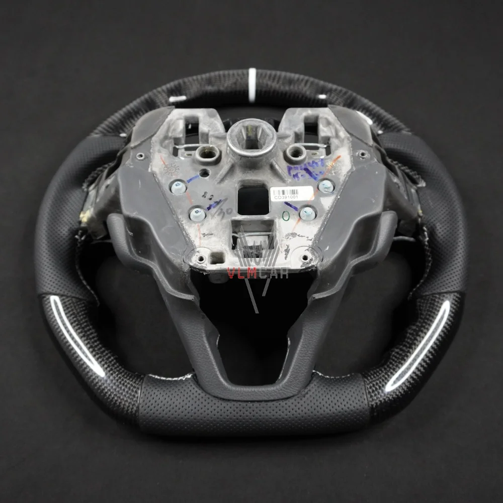 Carbon Fiber Steering Wheel for Ford Mondeo Fusion 2013–2022 Custom Sport Racing Style Upgrade Fits Sedan LHD RHD Models