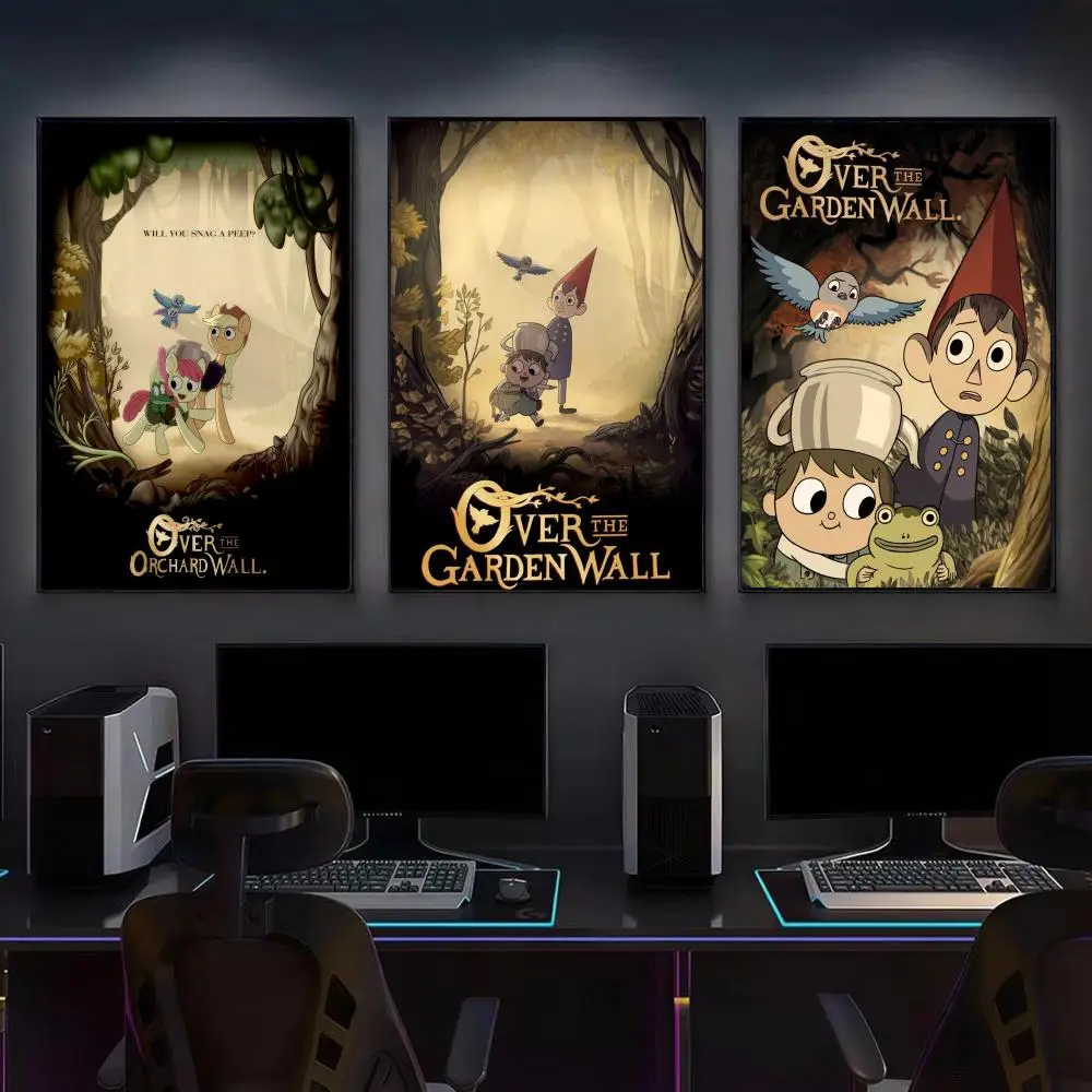 Cartoon O-Over the garden wall Poster Modern Aesthetic Canvas Wall Art Poster Cool Room Stuff Bedroom Decor