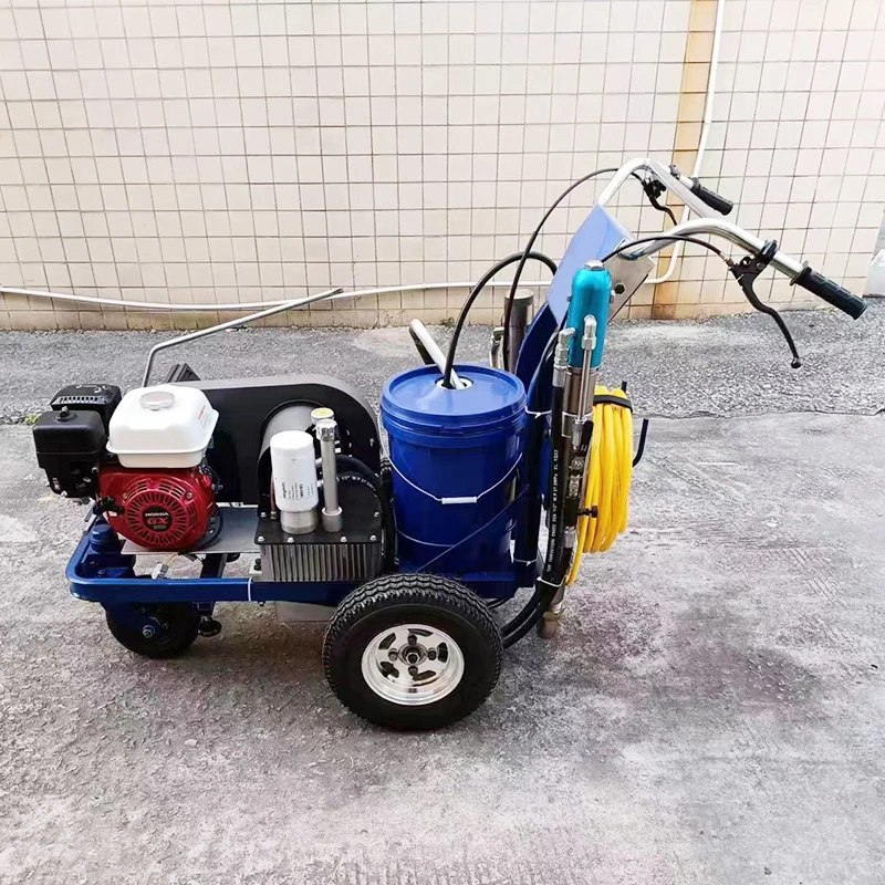 Thermoplastic Road Marking Machine Screed Box Uniform Coating Line Painter Smooth Straight Traffic Lane Construction