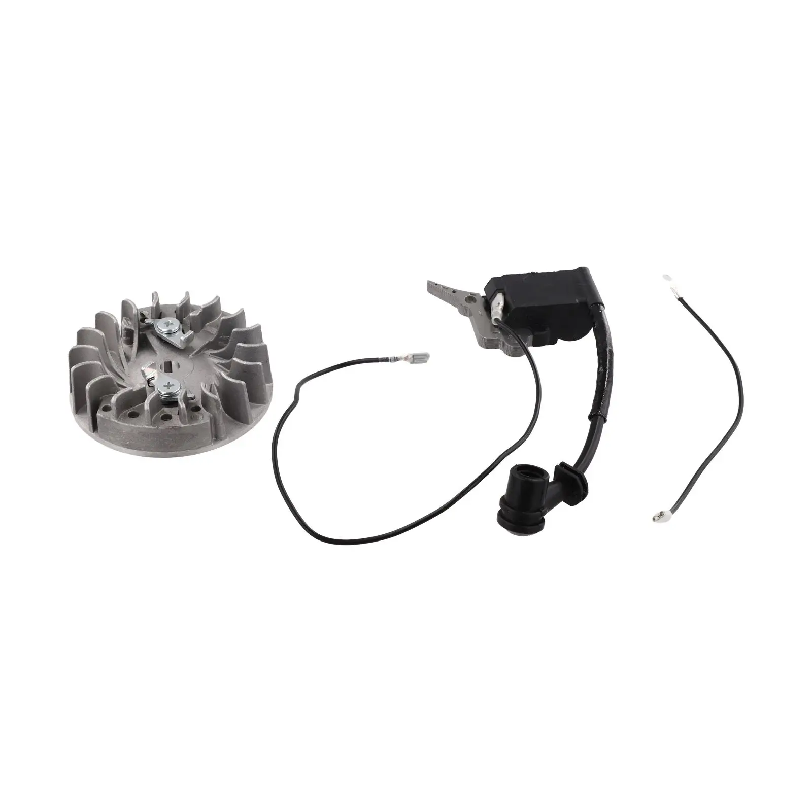 Flywheel and Igniter Kit for 12 Inch Single Hand Saw Designed for 2500 25CC Chain Saw to Improve Cutting Efficiency