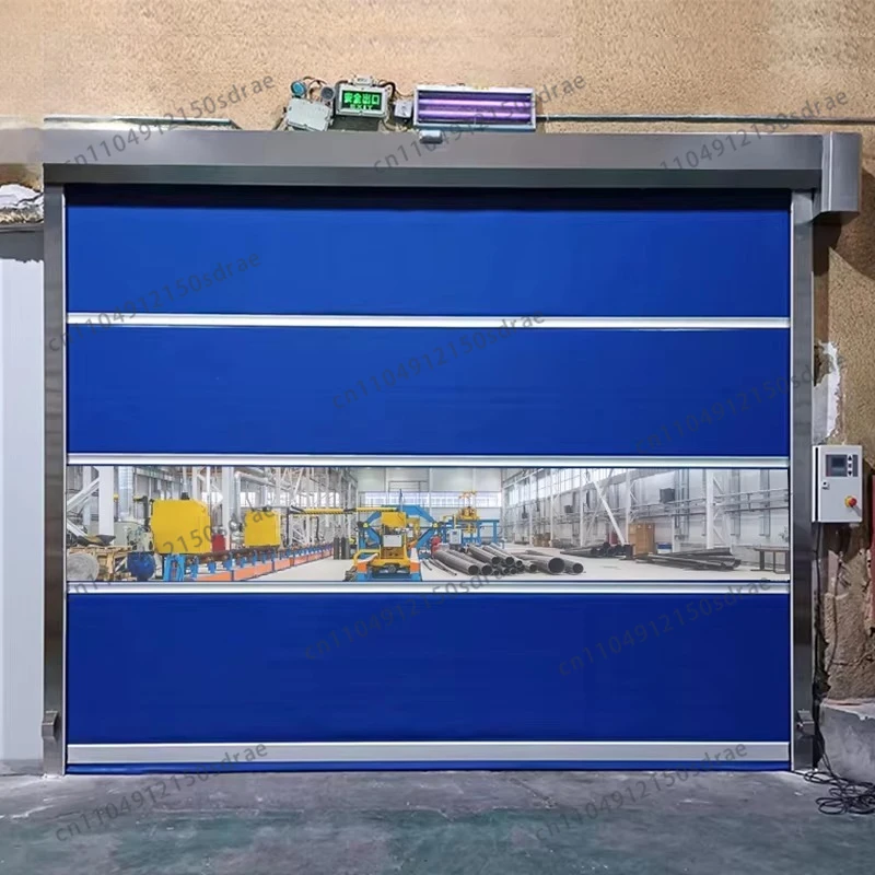 Electric PVC High Speed Rolling Shutter Door Automatic PVC Fast Rolling Shutter Door