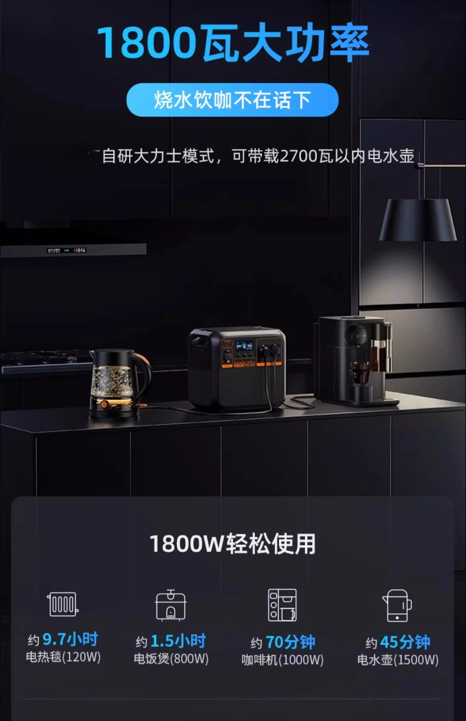 AC180P litio ferro fosfato alimentatore esterno batteria ad alta potenza batteria di emergenza domestica auto 220V