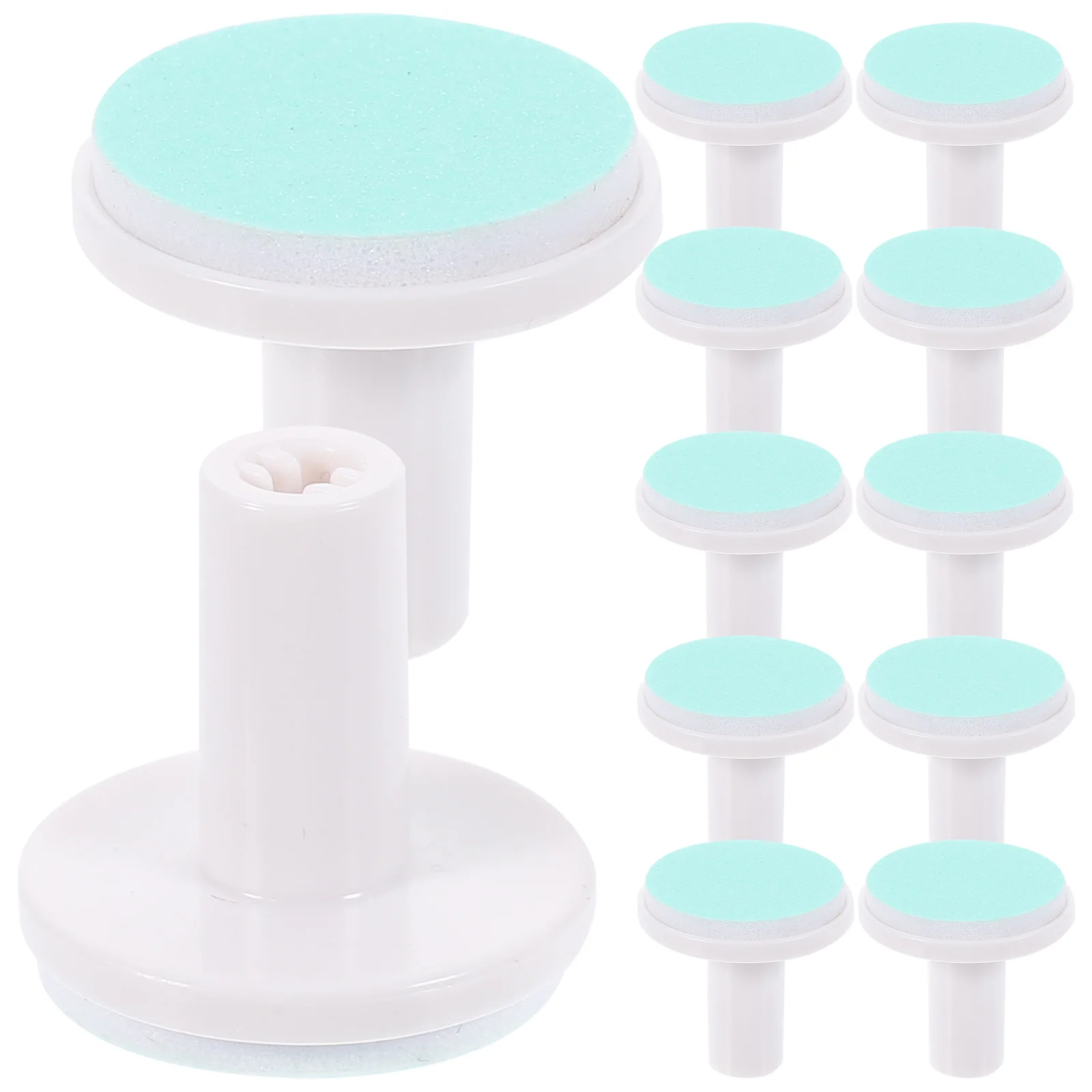 Electric Baby Nail Polisher Substituição Cabeça, Acessórios De Moagem De Reposição, Trimmer Pads, Lixa Aparadores, 12 Pcs