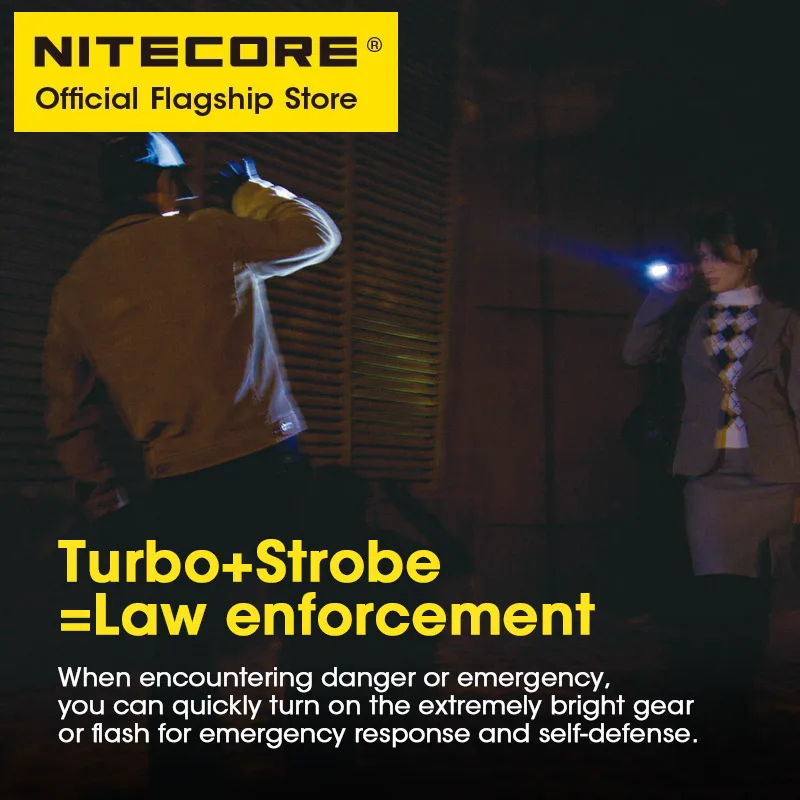 NITECORE MT1A Flashlight Outdoor Mini Camping Hiking Flash Light AA Battery Olight Flashlight Aluminum Led Portable Lighting
