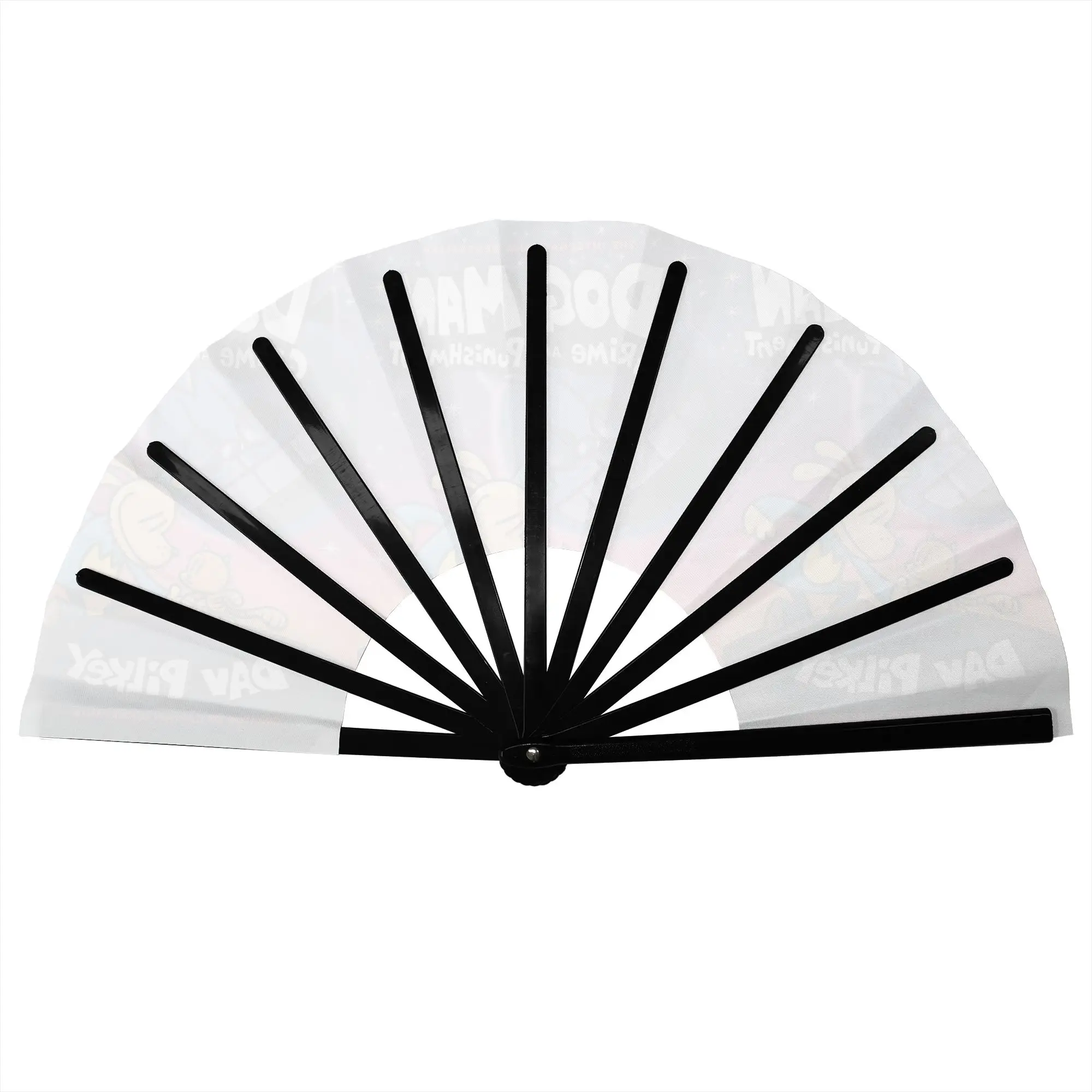 D-Dogman Movie Portable Pocket Fan Travel Grime and Punishment Folding Fan Chinese Dance Cooling Handheld Fans