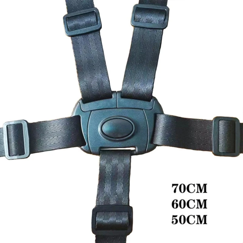 Infant Safety Strap with 5 Point Harness for Buggies Easy to Adjust 601E