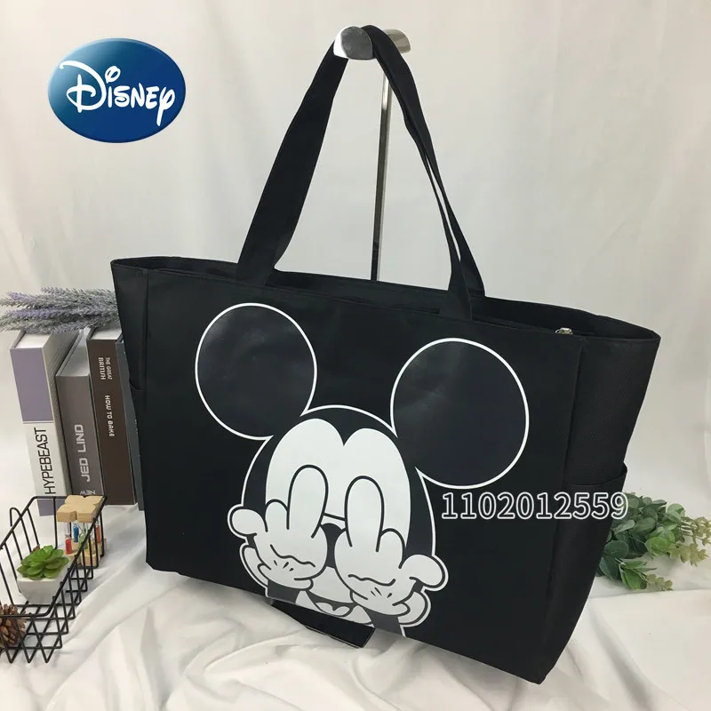 Borsa da viaggio da donna nuova Disney Mickey borsa da donna di moda cartone animato borsa per la spesa multifunzionale di grande capacità