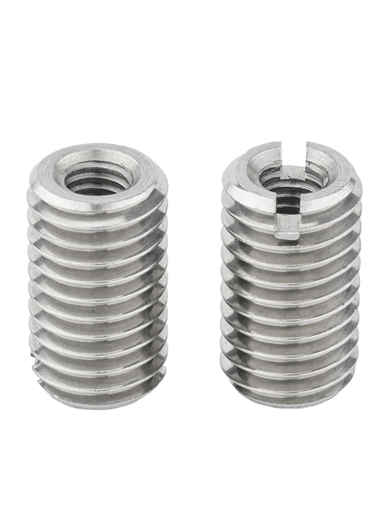 M2M2.5M3M4M5M6M8M10M12 304 A2Stainless Steel Sheath Thread Insert Sleeves Inner Outer Thread Adapter Screw Transfer Reducing Nut