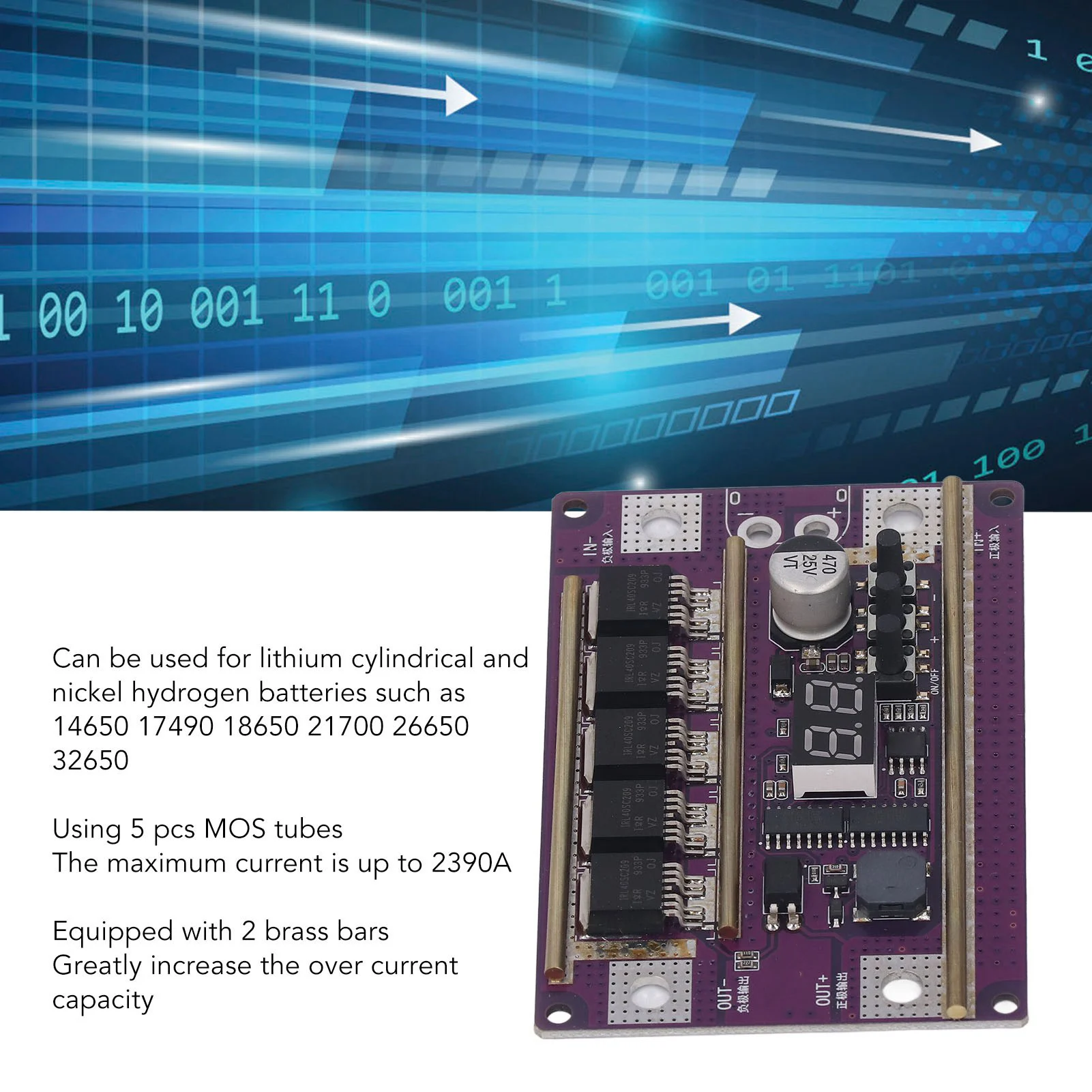 DIY Spot Welding Circuit Board 12V Spot Welder Board 99 Gears Adjustable High Power Output  Digital Display for Battery