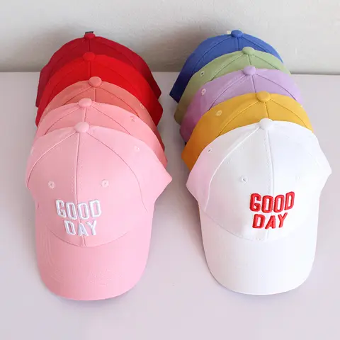 Moderiktiga bokstäver basebollkeps för barn bomull mjuka barn pojkar flickor solhattar 54cm 12 best sales spårningsmössa - №4