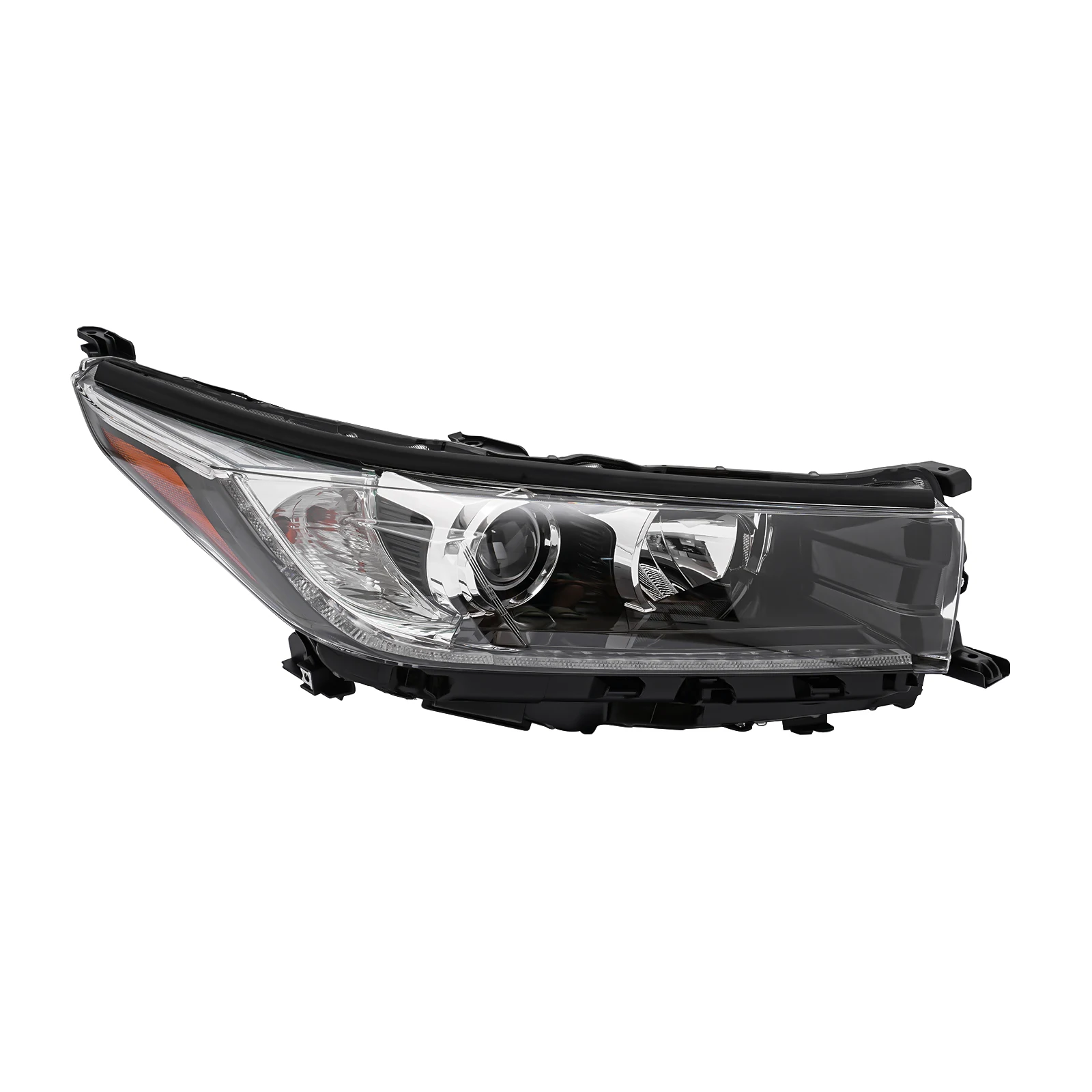 

Headlight Assembly RH For 2017-2019 Toyota Highlander LE XLE Projector Right w/LED DRL Headlight Headlamp Clear OEM 811500E390