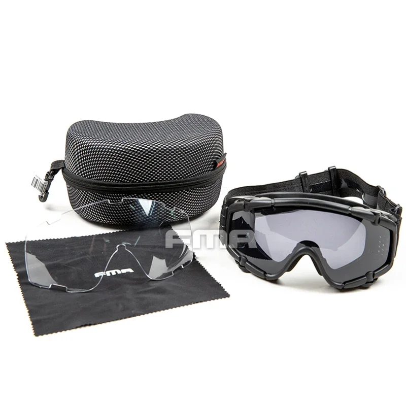 New FMA Airsoft SI-Ballistic Goggles With Fan Updated Version Anti Fog Tactical Goggles Paintball Safety Eye Protection Glasses