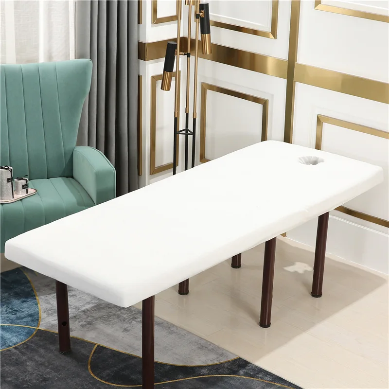 Crystal Velvet Massage Bed Cover Beauty Salon Couch Cover for Massage Tables Treatment Protection Elastic Band Fitted Bed Sheet