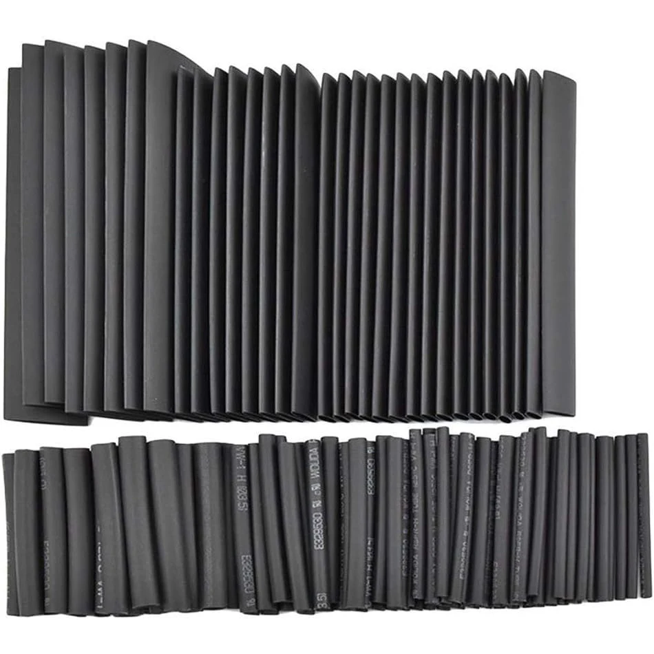 127pcs Heat Shrink Tubing 2:1, Electrical Wire Cable Wrap Assortment Electric Insulation Heat Shrink Tube Kit