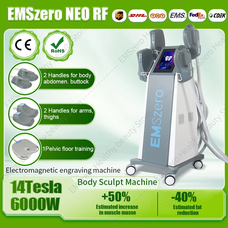 portable Ems Zero Neo Tesla RF 6500W Emszero muscle stimulator slimming equipment professional high-end body shaping machin