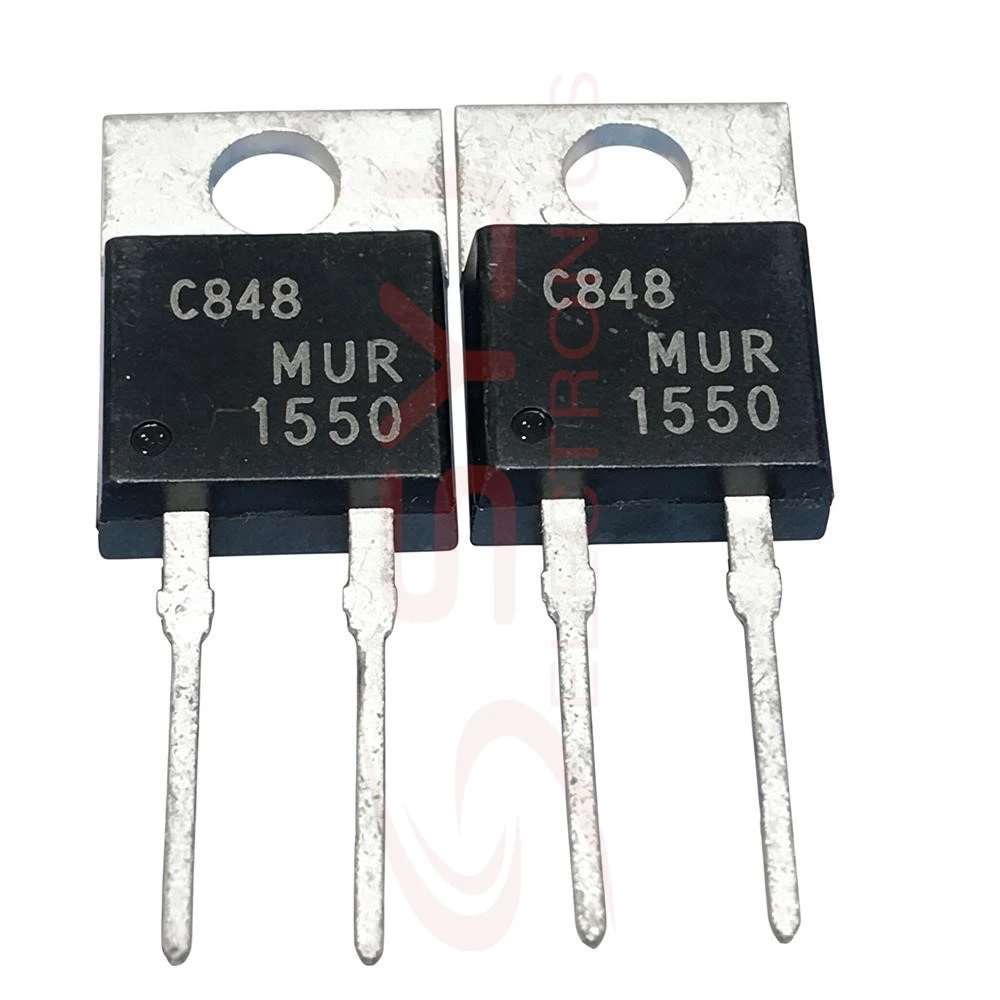 5PCS MUR1550 C2D05120A BYW80-200 GPA1607 FFP15S60STU IDT08S60C TO-220-2