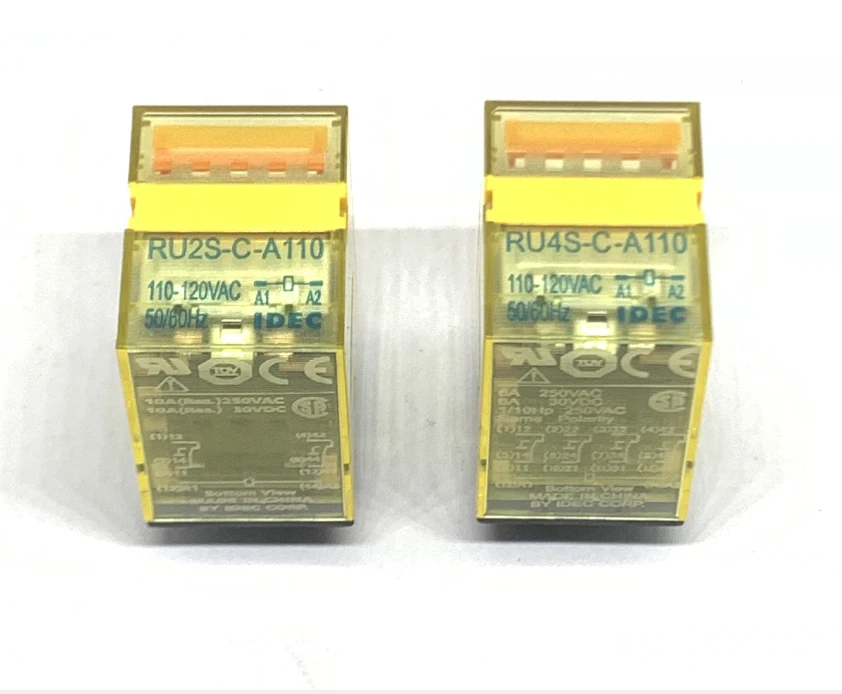 IDEC genuine Hequan RU2S-C-A110 RU4C-A110 relay 8A8 pin RU25-C RU45-C