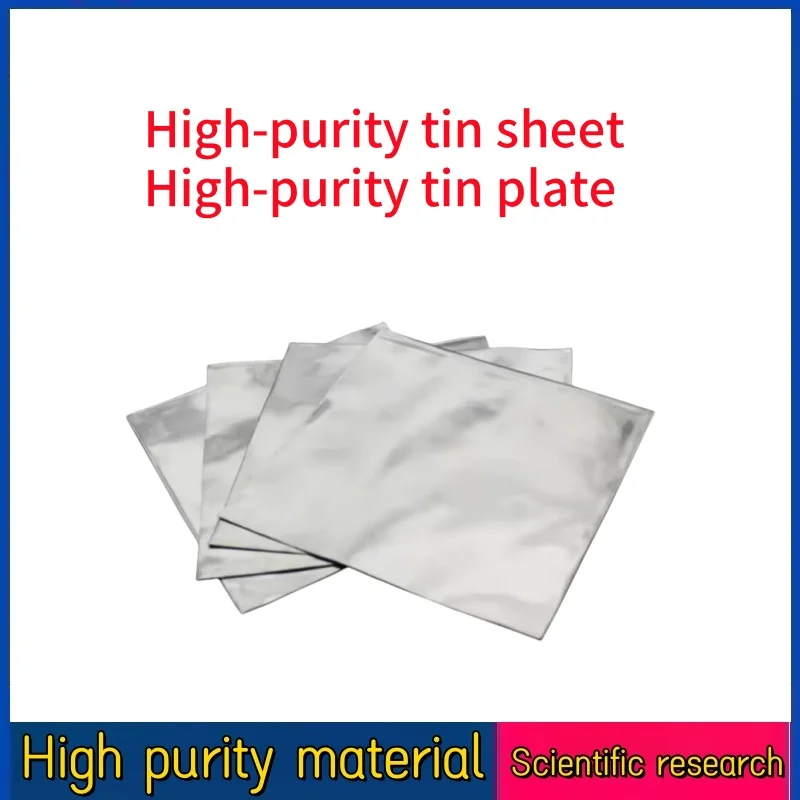High-Purity Tin Plates SN 99.99% Customizable Sizes for Scientific Research And Experiments