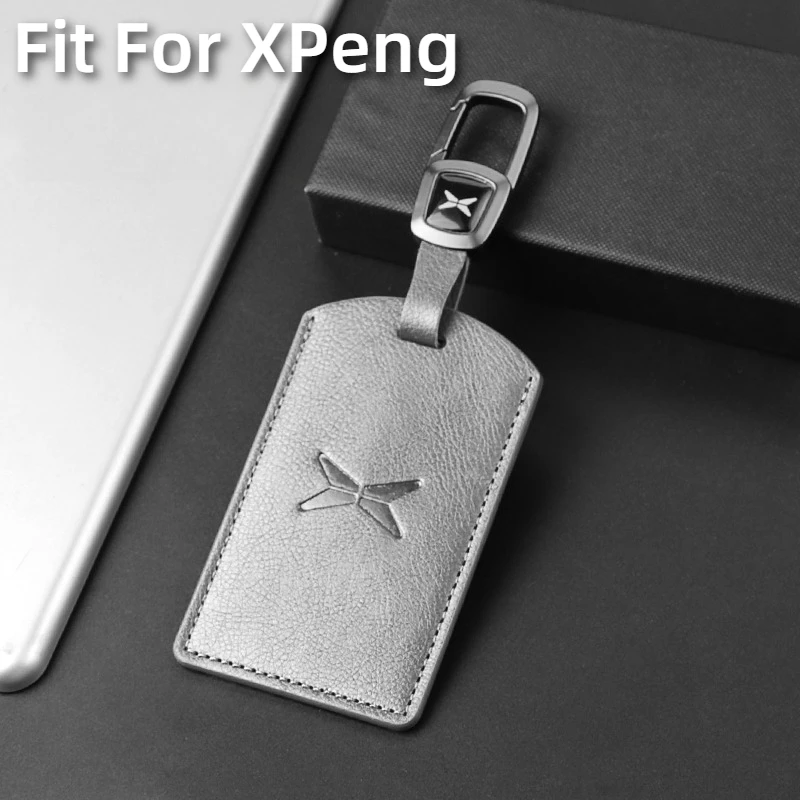 

Fit For XPeng MONA M03 Car Key Card Holder NFC Smart Card Case Suede Protective Shell