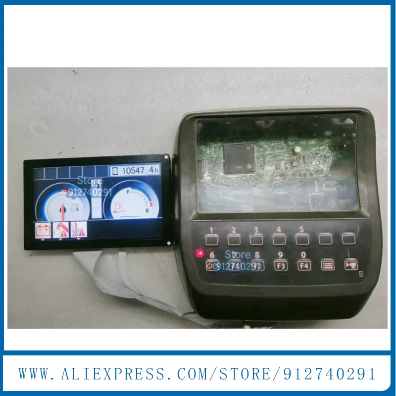 New 5.8 inch LCD Display Screen For CatZX-3 E320D 320D 312D 330D Excavator Monitor LCD 279-7611 227-7698 2797611 2277698 LCD